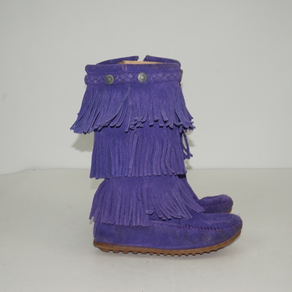 KIDS  MINNETONKA  MOCCASIN TALL BOOTS